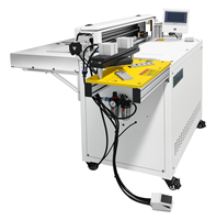 Machine à rainurer semi-automatique pour boîtes rigides à couverture rigide avec moteur à engrenages PLC et moteur, modèle Kingpack Machinery 7015SVA
