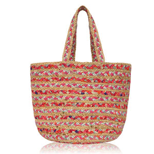 Sac fourre-tout bohème personnalisé en jute 2026 – Sac bandoulière écologique pour la plage, le shopping et les soirées, pour femmes - Product Image 4