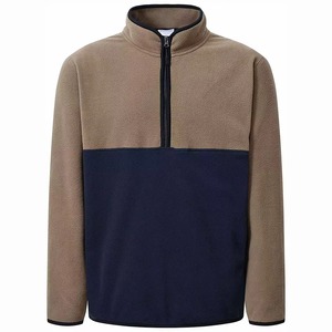 New Design <b>Men's</b> Polar Fleece <b>Jacket</b> Embossed <b>Half</b> <b>Zip</b> Hoodies Reflective Pattern Winter Waterproof Breathable Fleece <b>Jackets</b> - Product Image 1