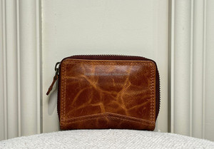 Genuine Leather Men Wallets Women Mini Double Layer Id Credit Card Holders Coin Purse Pouch Storage <b>Bag</b> Short Business Purses - Product Image 2