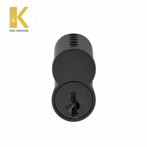 Cerradura de Cilindro de Latón con Inspección Completa de Fábrica, Acabado Negro Mate, 6 Pines, Ranura para Llave Tipo B, SFIC, para Seguridad de Puertas Residenciales - Product Image 4