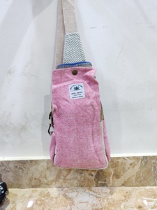 Sac bandoulière en chanvre naturel à motif perlé avec fermeture éclair, décontracté, pour usage quotidien, écologique - Product Image 5