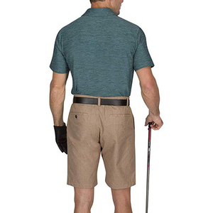 Wholesale High Quality <b>Button</b> Closure Breathable Casual Polo <b>Shirts</b> with Custom Logo Front <b>Half</b> Sleeve for Men Polo <b>Shirt</b> - Product Image 2