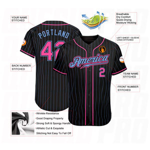 .OEM Fashion Sublimation Custom <b>Baseball</b> Jersey Personalized Breathable Blank <b>Baseball</b> and Softball Jersey - Product Image 3