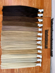 Extensiones de Cabello Humano Virgen Remy Ruso de Todos los Colores, Doble Trama, 100% Natural, a Granel, de Vietnam - Product Image 4