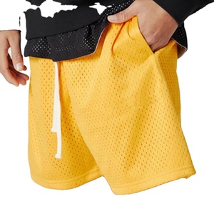 Popular Gym Running Athletic Shorts Compression Liner Woven Workout Double <b>Layer</b> Men 2 in 1 Mesh Basketball Shorts - Product Image 3