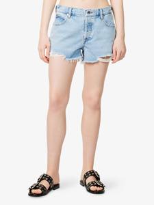 Custom Oem Light Wash Denim Shorts Manufacturer Vintage Ripped <b>Button</b> <b>Fly</b> <b>Jean</b> Shorts Loose Fit Distressed Shorts Supplier - Product Image 4