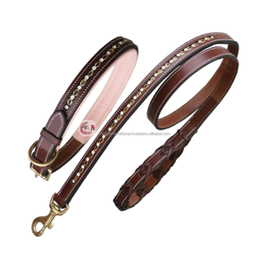 Collar ajustable de piel de vaca para perros, accesorio de piel auténtica para perro, con hebilla, de mejor calidad, venta al por mayor - Product Image 1