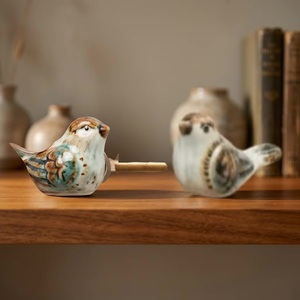 <b>Ceramic</b> Bird Shape Industrial Cabinet <b>Knob</b> Durable Kitchen Dresser Drawer Handle Novelty Design Decorative Furniture Apartment - Product Image 3