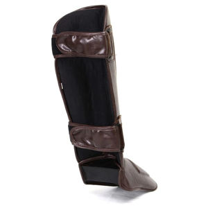 Espinilleras de Cuero de Alta Calidad en Venta, Espinilleras de Artes Marciales Ecológicas, Ligeras y Personalizables para Entrenamiento - Product Image 2