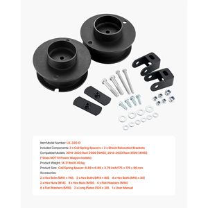 Kit Molle a Spirale Anteriori per Livellamento Telaio da 2,5 Pollici per Dodge Ram 2500 4WD (2014-2023) e Ram 3500 4WD (2013-2023) - Product Image 5