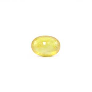 Natural Yellow Sapphire 3.1 Carat Oval Cut Loose Gemstone for Fine Jewelry - Product Image 2