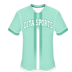 Conjunto de Rugby Verde Menta y Blanco, Jersey de Manga Corta con Cierre Frontal, Pantalones Cortos a Juego, Uniforme Deportivo Transpirable para Entrenamiento de Equipo - Product Image 3