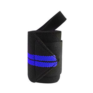 custom logo unisex wrist wraps nylon spandex heavy duty sport protection for gym workout <b>weightlifting</b> training - Product Image 4