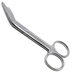 Ciseaux à pansements manuels en acier inoxydable de haute qualité, ciseaux médicaux pour traumatismes, lames angulées de qualité chirurgicale, pointe de sécurité CE - Product Image 1