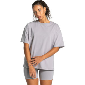 T-shirt de détente pour femme, coupe ajustée, ultra doux, à porter tous les jours, vêtement confortable, 100% coton jersey, élasthanne, imprimé personnalisable - Product Image 1