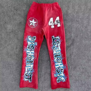 Fashion Custom Street Style <b>Mens</b> 100% Cotton Breathable Summer Casual Trousers Mid Waist Heavyweight <b>Jeans</b> Relaxed Fit Wear - Product Image 1