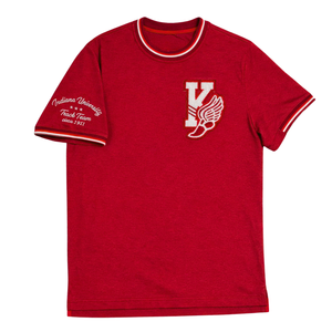 T-shirt Ringer en chenille Kappa Alpha Psi Summers, vêtement de fraternité grecque Krimson avec un design classique, confort premium et coupe élégante - Product Image 4