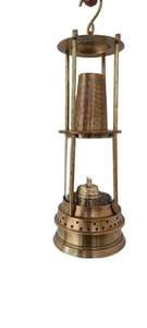 Lanterne marine vintage portable en laiton antique, lampe à huile nautique pour la décoration intérieure et extérieure - Product Image 3