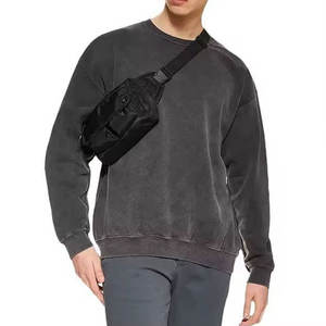 เสื้อสเวตเชิ้ตผู้ชายคุณภาพพรีเมียม แฟชั่นทันสมัย ล้างสีแบบแอซิดวอช ไซส์พลัส เสื้อผ้าแฟชั่นพื้นฐาน เสื้อสเวตเชิ้ตล้างสีแบบแอซิดวอช - Product Image 1