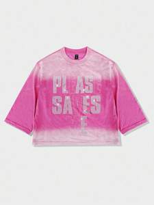 Oversized Boxy Style Eco-Friendly Breathable Casual Loose Fit 100% Cotton Rhinestone Custom Manufacturing Bulk Men's <b>shirts</b> - Product Image 5
