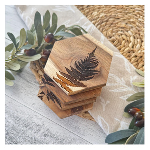 Sous-verres en bois abordables, sous-verres en bois d'acacia, sous-verres en bois en gros directement de l'usine, sous-verres en bois de qualité supérieure - Product Image 1