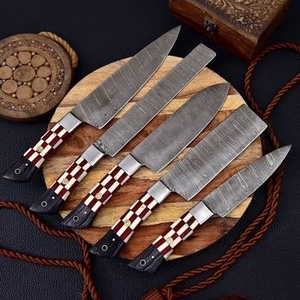 Juegos de Cuchillos de Cocina Personalizados de Fábrica Directa, Cuchillo para Carne de la Mejor Calidad, Juego de Cuchillos de Chef de Acero Inoxidable - Product Image 3