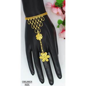 สร้อยข้อมือ เครื่องประดับ ราคาส่ง ผู้หญิง เครื่องประดับเด็ก ดูไบ อินเดีย ชุบทอง เด็ก วัสดุทองเหลือง เครื่องประดับดูไบ อินเดีย - Product Image 1