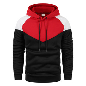 Sweat-shirt polaire uni pour homme avec manches raglan contrastantes, multicolore, coupé-cousu, personnalisable, fournisseur en gros - Product Image 2