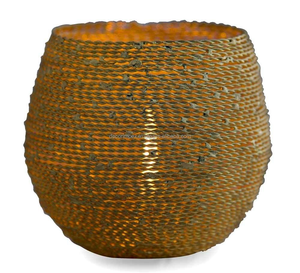 เชิงเทียนโลหะสลักคำปฏิญาณพร้อมชุบสำหรับตกแต่งบ้านเชิงเทียนสำหรับเทศกาลตกแต่งบ้าน - Product Image 2