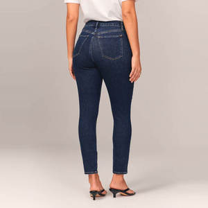 Pantalons en jean pour femmes en gros, jeans en coton doux, vêtements décontractés, fabricant OEM, fournisseur direct d'usine, vêtements de haute qualité sur mesure - Product Image 4