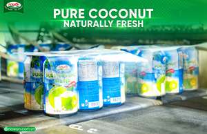 Eau de Coco Votre Marque Marque Blanche 330ml 24 Canettes 100% Originale Sans Sucre Électrolyte Isotonique Stérilisée Végétalienne Naturelle en Canette - Product Image 4