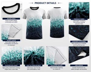 Camisetas de Hombre 100% Poliéster con Estampado por Transferencia de Calor de Secado Rápido, las Más Vendidas en Pakistán a un Precio Razonable, Nuevo Estilo - Product Image 2