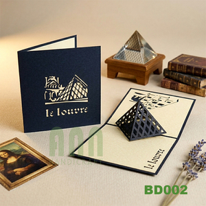 การสร้างการ์ดอวยพรด้วยซองจดหมาย3D การสร้างป๊อปอัพพิพิธภัณฑ์ลูฟร์ - Product Image 3