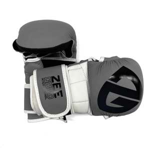 ถุงมือฝึกซ้อมมวยไทยหนังแท้คุณภาพสูง ปรับขนาดได้ น้ำหนักเบา ป้องกันรังสียูวี - Product Image 4