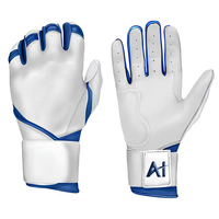 Gants de frappe de baseball professionnels personnalisés pour hommes, main droite/gauche, légers, durables, en polyester/coton, pour la course et le divertissement