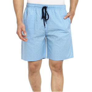 Men's 100% Cotton Breathable High Street Style Bermuda Shorts Drawstring Waist with Pockets Mid Rise Knitted Fabric 240g - Product Image 1