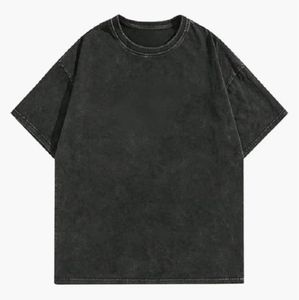 Camiseta de Algodón con Lavado Ácido a Precio Económico, Estampado Personalizado, Estilo Vintage, Oversize, para Hombre y Mujer - Product Image 2