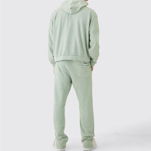 Fabricant pakistanais – Survêtement d'hiver imprimé délavé à l'acide pour homme, grande taille, conception 2-en-1 personnalisée OEM, faible MOQ - Product Image 2