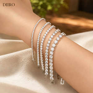 Unisex GRA Certified With Moissanite Jewelry Brilliant Round Cut Diamond <b>Bracelets</b> 925 Sterling <b>Silver</b> Tennis Luxury <b>Bracelet</b> - Product Image 1