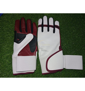 Gants de baseball en cuir véritable pour droitier, antidérapants, légers, pour le softball - Product Image 1