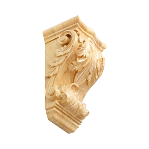 Modern Solid Wood Decorative Corbels for Cabinets Wooden Brackets for Furniture Custom Design Wholesale Manufacturer - Product Image 1