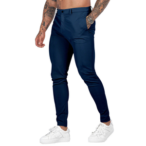 Pantalones Deportivos Plisados Azules para Hombre, con Tela Elástica en Cuatro Direcciones que Absorbe el Sudor, para Pickleball, Pádel, Tenis y Entrenamiento - Product Image 1