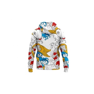 Chaqueta de Forro Polar con Capucha y Cremallera Unisex ROLEIN, Diseño de Peces Koi, Ropa Casual de Invierno, Material de Poliéster/Algodón, 240g, Digital - Product Image 2
