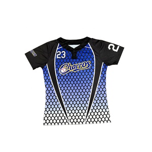 Top qualité 100% Polyester Sport Sublimation impression Baseball maillot femmes Baseball Softball uniformes t-shirts - Product Image 4