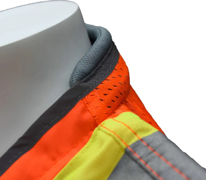 Vente Flash : Gilet de sécurité robuste bicolore pour ingénieur, avec soutien-cou rembourré et poches cargo, idéal pour les travaux lourds - Product Image 3