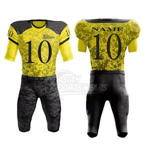 Uniforme américain fabriqué en tissu respirant conçu pour garder les joueurs au frais et au sec pendant les matchs intenses - Product Image 6