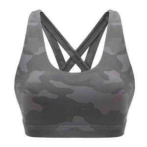 Nuevo sujetador deportivo profesional para yoga, correr y fitness para mujer, sujetador de gimnasio personalizado para mujer, precio al por mayor, sujetador deportivo con diseño de camuflaje para mujer - Product Image 1