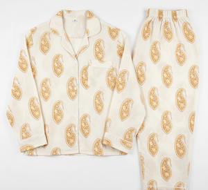 Ensemble de pyjama et de vêtements de détente en coton imprimé à la main pour femmes, fabriqué en Inde - Product Image 6