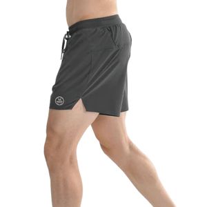 Shorts de sport gris anthracite pour homme, séchage rapide, imperméables, respirants, légers, 100% polyester, course à pied, gym, entraînement - Product Image 3